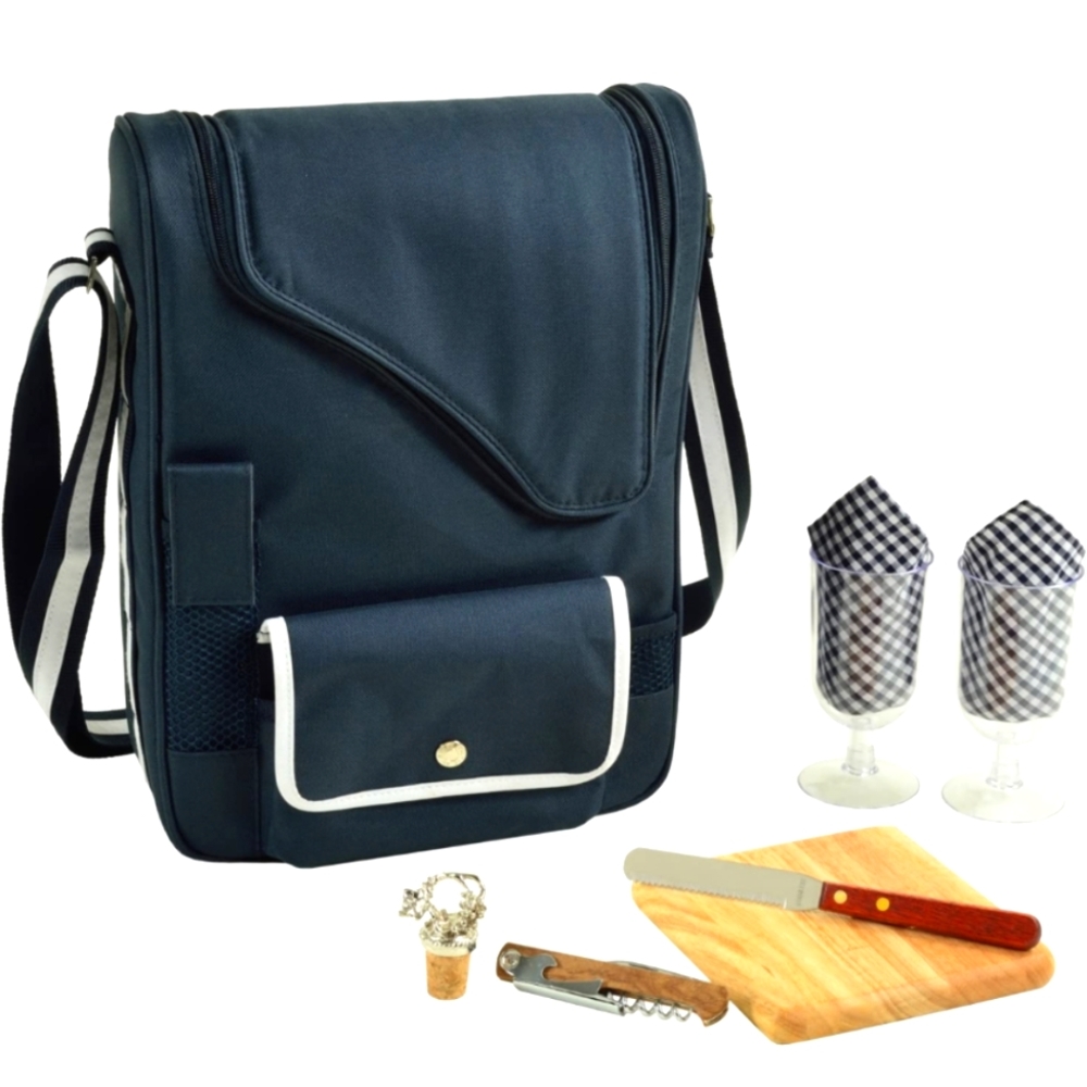 Insulated Wine and Cheese Bag